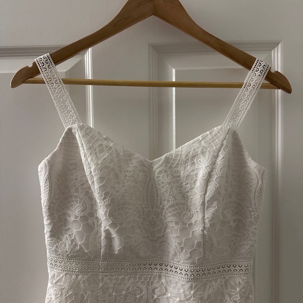 Lulus Ivory Lace Dress - Picture 3 of 6